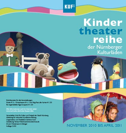 Kindertheaterreihe Programmheft